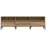 vidaXL Meuble TV chêne artisanal 150x30x44 5 cm bois d'ingénierie