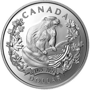 Pièce de monnaie en Argent 1 Dollar g 23.17 Millésime 2025 BEAVER