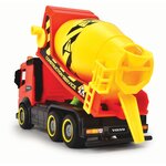 Dickie 203744014 - 1 de 3 camions différents  bétonnière  camion de recyclage ou ramassage d'ordures  avec mécanisme à friction