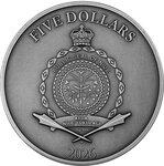 Monnaie DRAGONFLY Wings of Light 2 Oz Argent 5$ Niue 2026