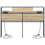 vidaXL Tête de lit de rangement Chêne sonoma 150 cm Bois d'ingénierie