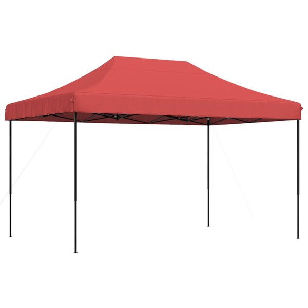 vidaXL Tente de réception pliable escamotable bordeaux 440x292x315 cm