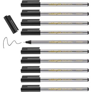 Feutre Fin 88 Noir Pointe Fine 0 6 mm x 10 EDDING