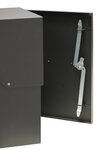 Boîte à colis en acier  Bigpack EP2004 pour colis  42 x 30 x 19 cm  Noir