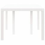vidaXL Table de Jardin Blanc 150 x 100 x 73 cm polyrotin