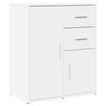vidaXL Buffets 2 Pièces blanc 60x31x70 cm bois d'ingénierie