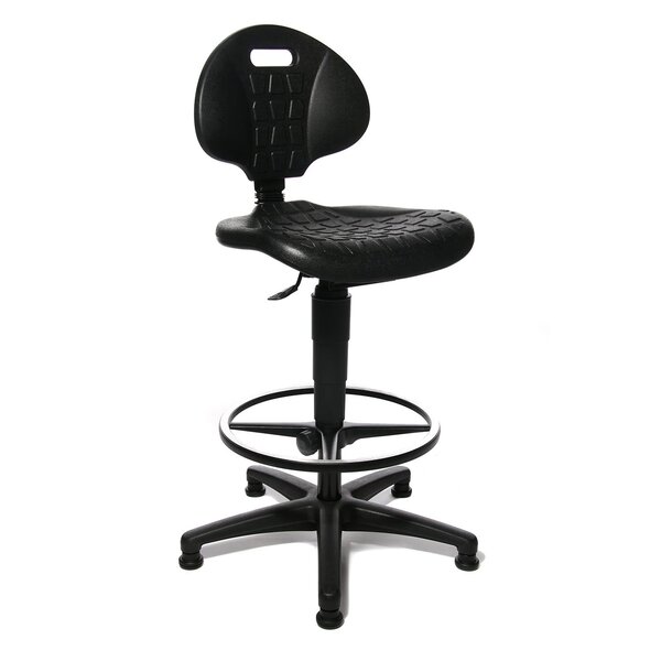 siège de travail TEC 20 Counter  polyuréthane  noir TOPSTAR