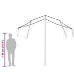 vidaXL Bâche de camping vert 360x294 cm imperméable