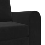 vidaXL Canapé-Lit Noir 98 x 71 x 83 cm Velours
