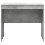 vidaXL Bureau Gris béton 90 x 50 x 76 cm Bois d'ingénierie
