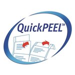 Lot de 25 étiquettes quickpeel laser 210 x 297 mm transparent avery zweckform