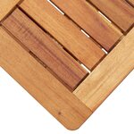 vidaXL Chaises longues 2Pièces avec table résine tressée et bois d'acacia