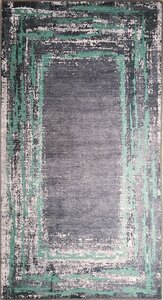 Tapis d'intérieur RING 180 x 270 cm - Vert