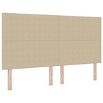 vidaXL Tête de lit Gris Vert Clair 180 cm Cuir synthétique