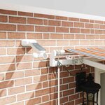 vidaXL Auvent Rétractable Multicolore 500 × 300 cm Tissu et Métal