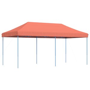 vidaXL Tente de fête 292 x 580 x 315 cm Terre cuite Tissu Oxford
