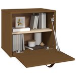 vidaXL Armoire murale Marron miel 40x30x35 cm Bois de pin massif