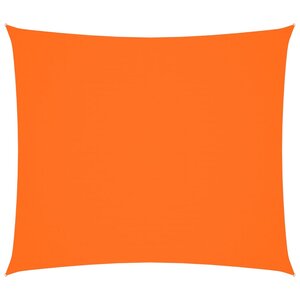 vidaXL Voile de parasol tissu oxford rectangulaire 2x2 5 m orange