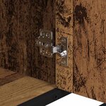 vidaXL Meuble de Lavabo de Salle de Bain Bois ancien 80 x 33 x 60 cm