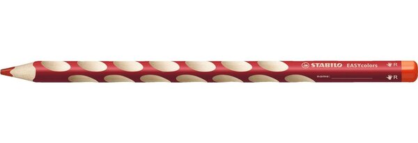 Crayon de couleur ergonomique EASYcolors Droitier Rouge STABILO