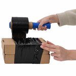 vidaXL Films étirables 50 Pièces noir 23 μm 10 cm x 150 m