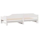 vidaXL Lit de jour et lit gigogne sans matelas 90x190 cm bois massif