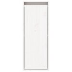 vidaXL Armoires murales 2 Pièces Blanc 30x30x80 cm Bois de pin massif