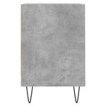 vidaXL Meuble TV Gris béton 100x35x55 cm Bois d'ingénierie