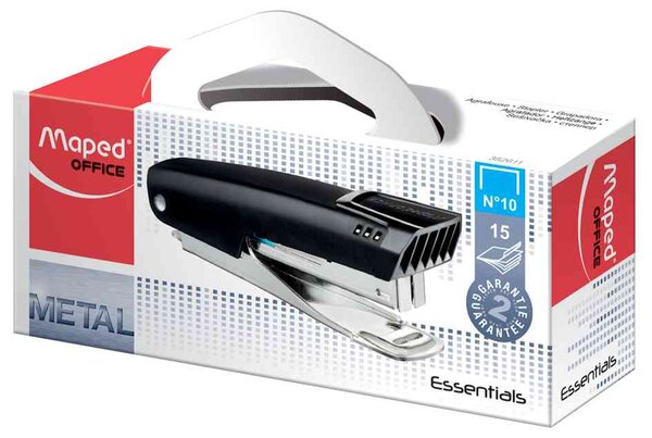 Agrafeuse ESSENTIALS POCKET N°10  97  recyclé  ôte-agrafe intégré MAPED