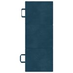 vidaXL Canapé-lit pliable 90 x 67 x 45 cm Bleu