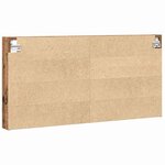vidaXL Cabinet d'Affichage avec étagère Bois Ancien 100 x 8.5 x 50 cm