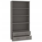 vidaXL Buffet HAMAR Bois massif de pin Gris clair
