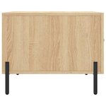 vidaXL Tables basses 2 Pièces chêne sonoma 50x50x40 cm bois d'ingénierie
