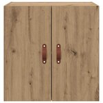 vidaXL Meuble mural chêne artisanal 60 x 31 x 60 cm Bois d'ingénierie