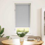 Store enrouleur occultant gris 60 x 120 cm