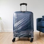 Pack and Move - Film Etirable - Poignée - Petit Format Emballage Transparent - 150 m - Support Palette Valise Ordinateur - Protection Meuble