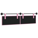 vidaXL Tête de lit suspendue tissu