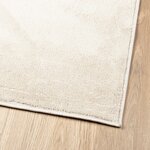 vidaXL Tapis OVIEDO à poils courts beige 120x120 cm