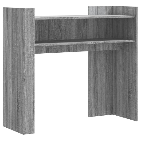 vidaXL Table console sonoma gris 100x35x90 cm bois d'ingénierie