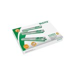 Boîte de 5 recharges 210 agrafes 26/10 Vert K10 LEITZ