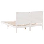 vidaXL Cadre de lit extra long sans matelas 140x210 cm bois massif