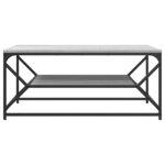 vidaXL Table basse Gris Sonoma 90 x 50 x 40 cm