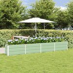 vidaXL Jardinière Vert 320 x 40 x 45 cm Acier