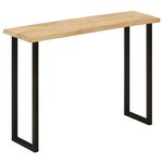 vidaXL Table console à live edge 105x33x76 cm bois de manguier massif