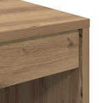vidaXL Bureau chêne artisanal 70 x 40 x 76 cm Bois d'ingénierie