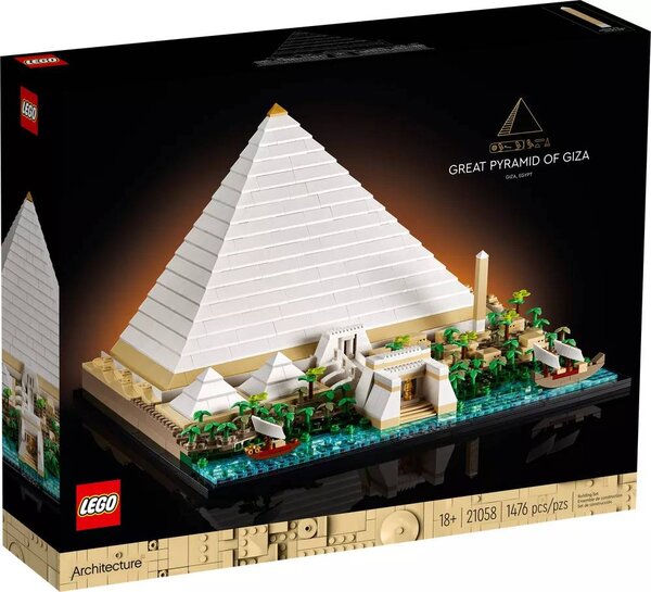 LEGO Architecture - Modèle de la Grande Pyramide de Gizeh - 21058 : Une Merveille du Monde à Construire