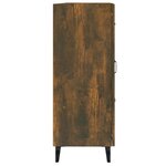 vidaXL Buffet Chêne fumé 69 5x34x90 cm Bois d'ingénierie