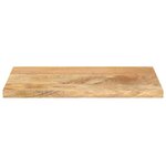vidaXL Dessus de table 50x30x2 5 cm rectangulaire bois massif manguier