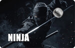 Monnaie NINJA 1/500 Oz Platine 25$ Liberia 2026 (PRÉCOMMANDE)