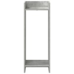 vidaXL Support de Plante 2 pièces Gris béton 30 x 30 x 80 cm